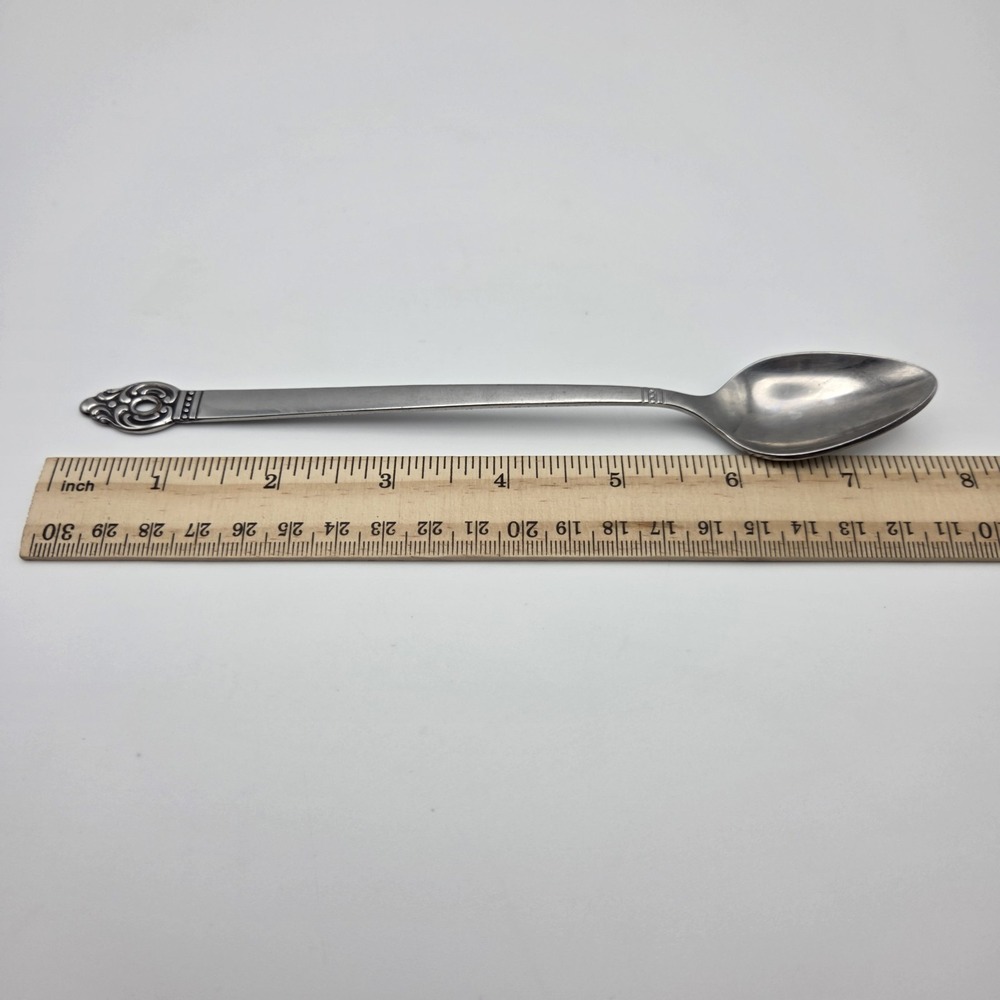 Set Of 3 Oneida/Rogers Danish Court Stainless Steel Iced Tea Spoons 7.5 inch - Picture 7 of 7